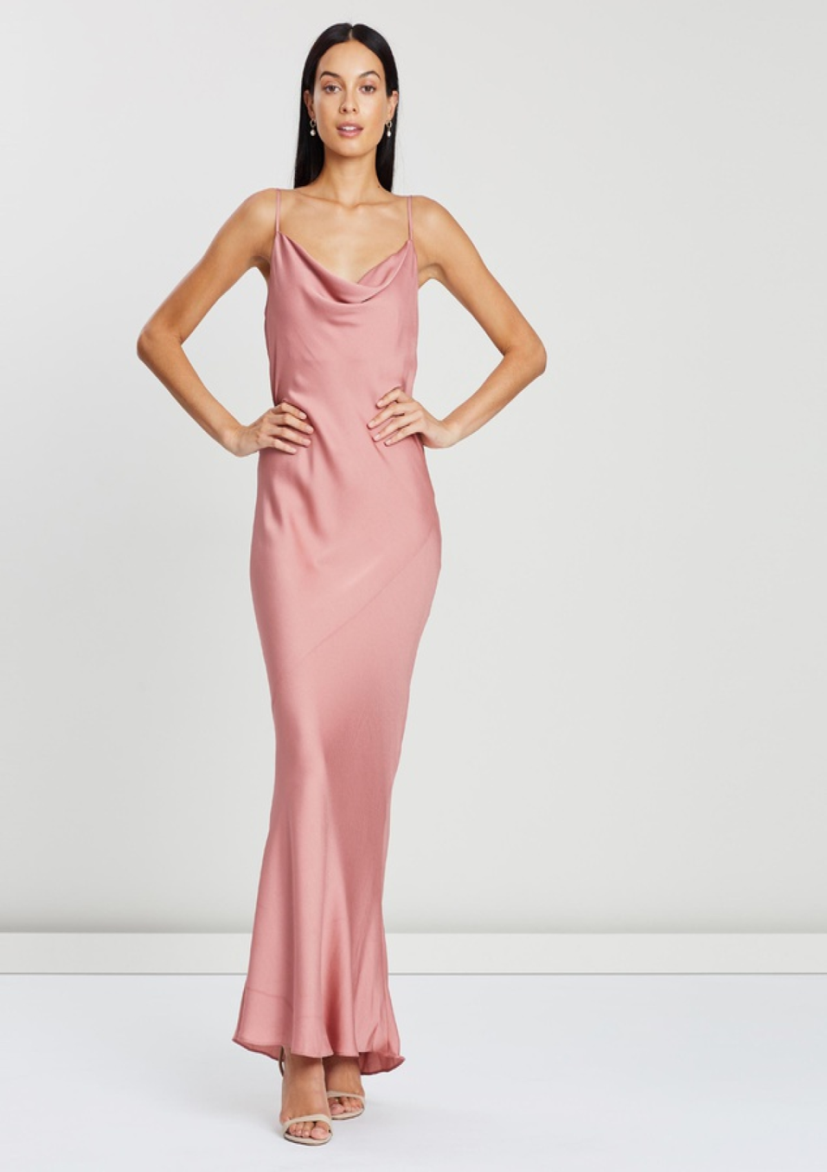 Luxe Bias Cowl Slip Dress