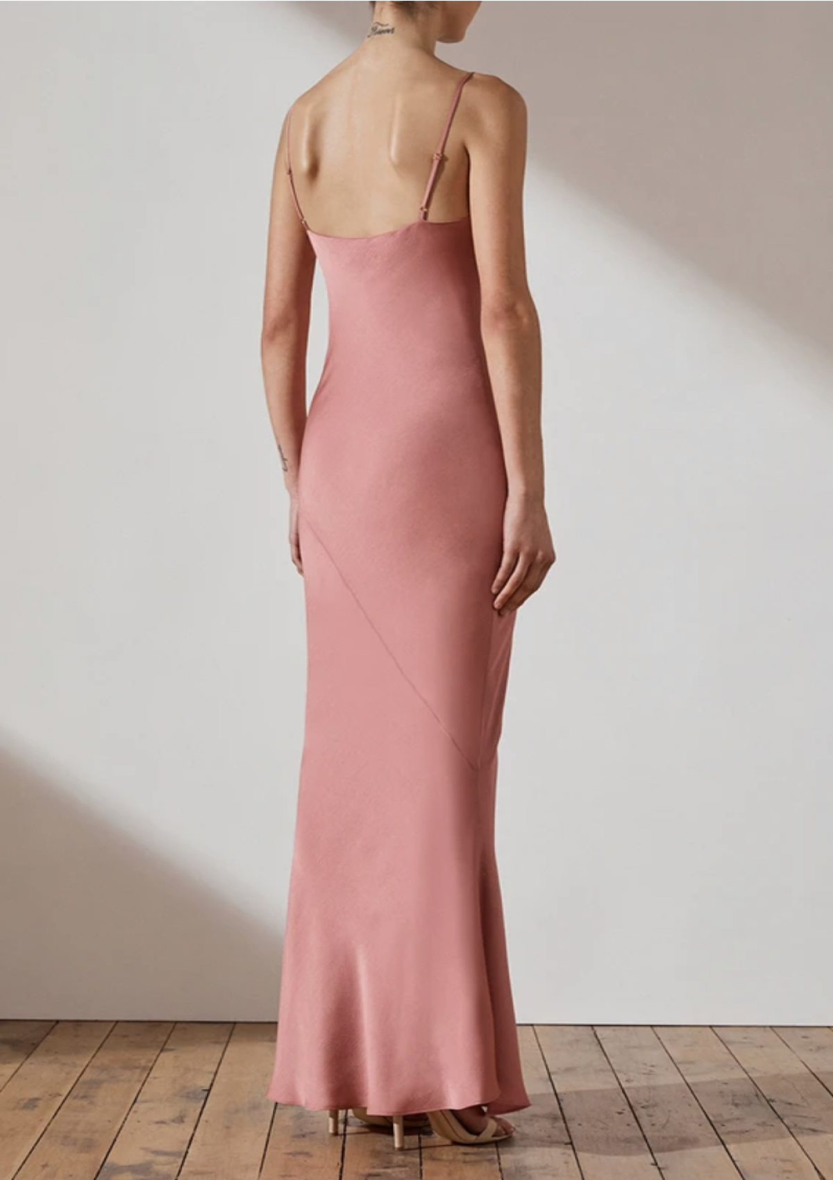 Luxe Bias Cowl Slip Dress