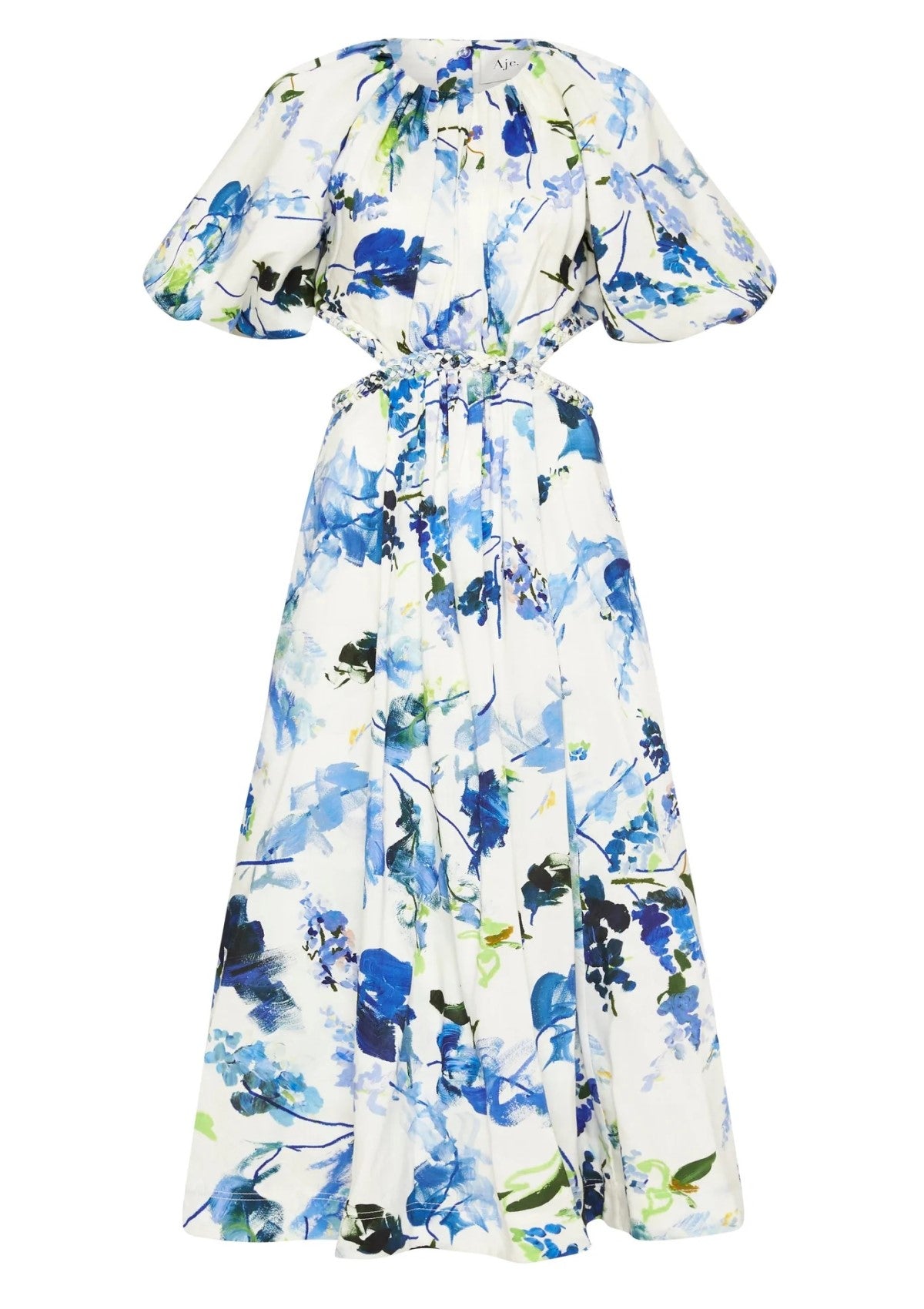 Capucine Puff Sleeve Midi Dress
