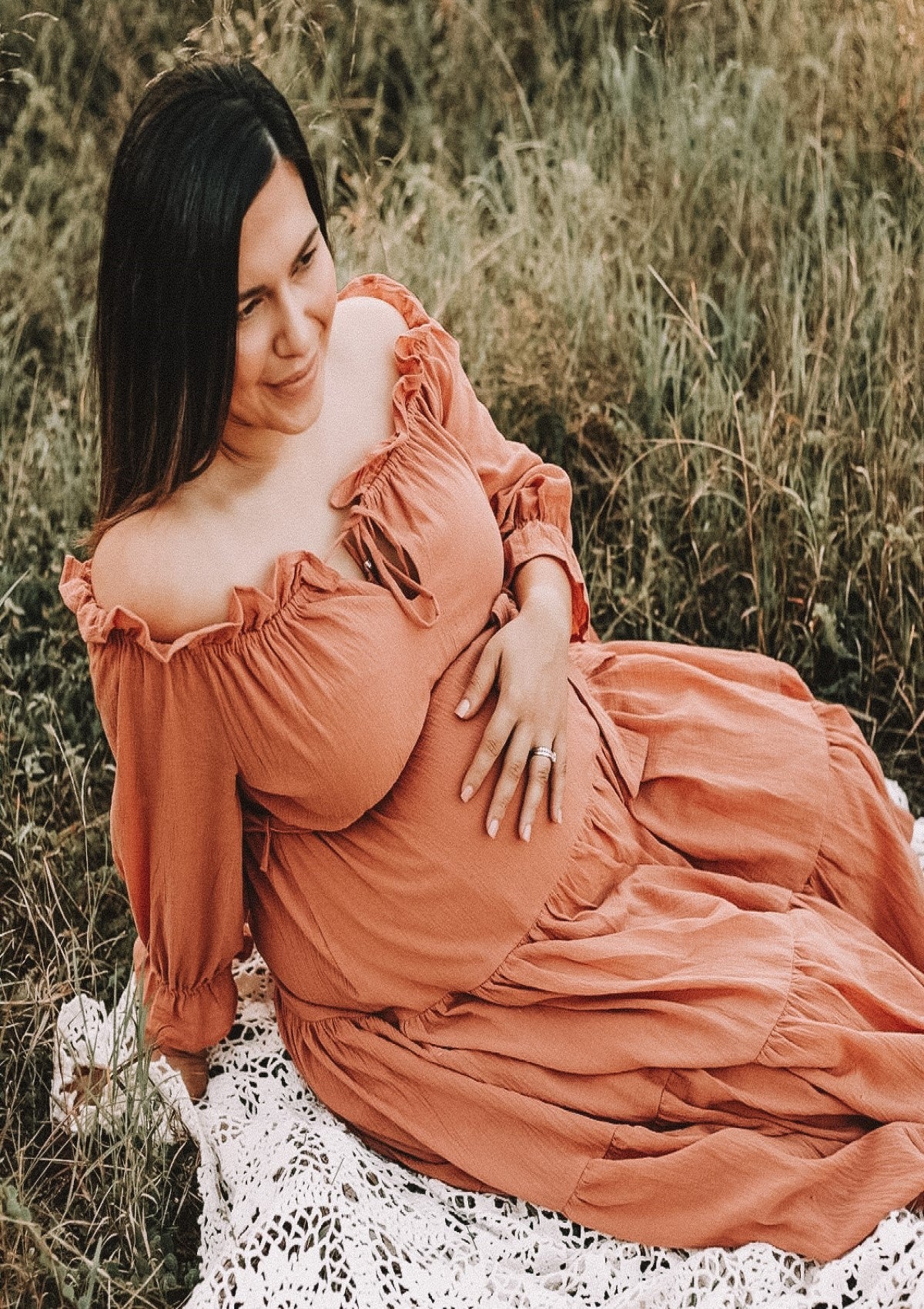 Goldie Maxi Dress Rust