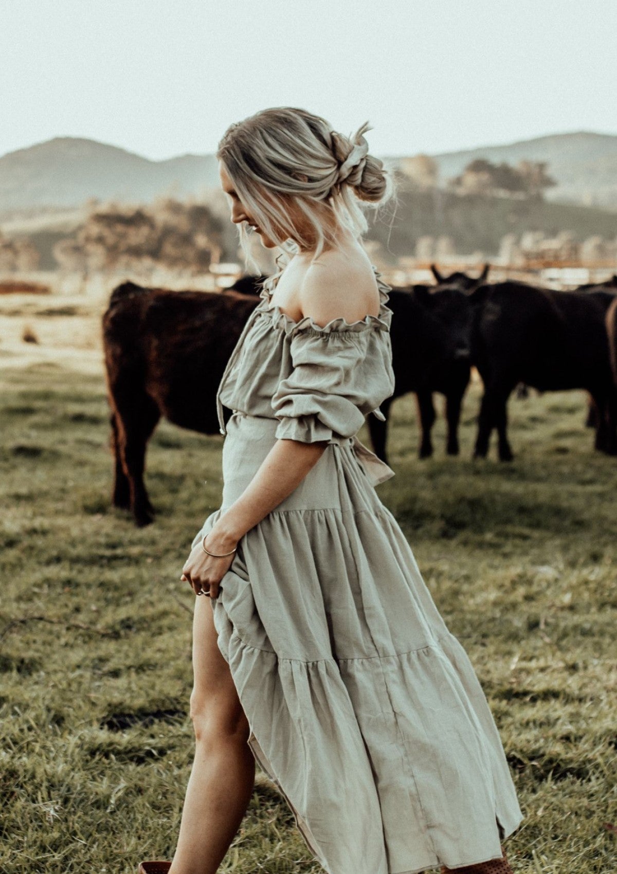 Goldie Maxi Dress Sage