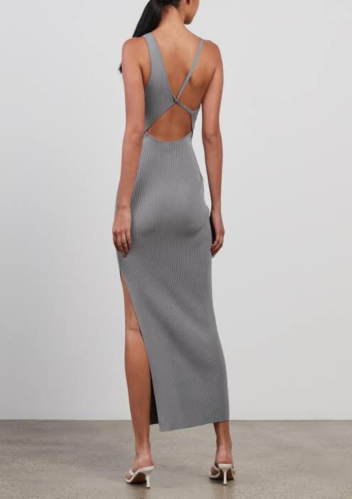 Harper Knit Asymmetric Dress