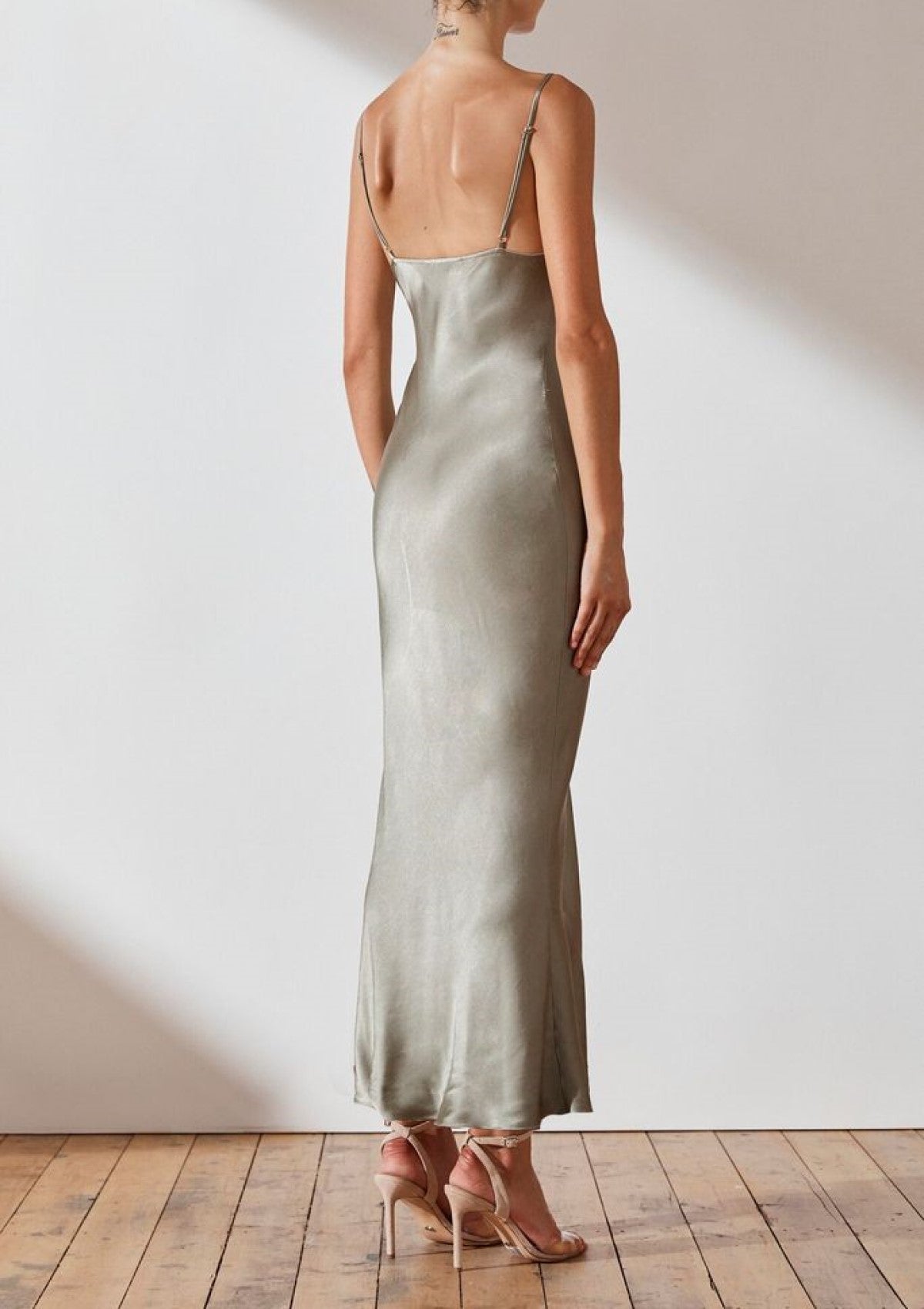 La Lune Bias Slip Dress