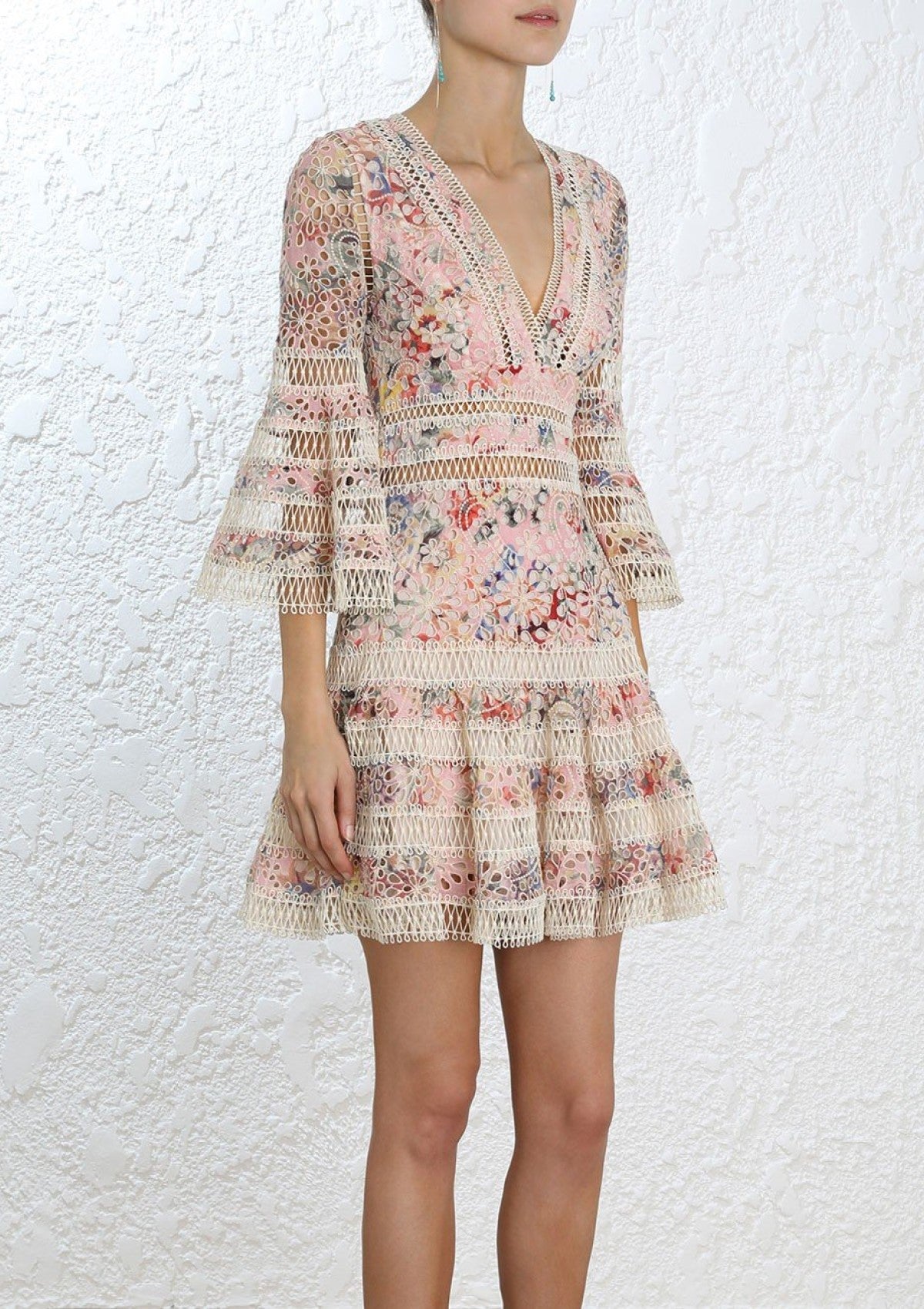 Lovelorn Floral Flutter Dress