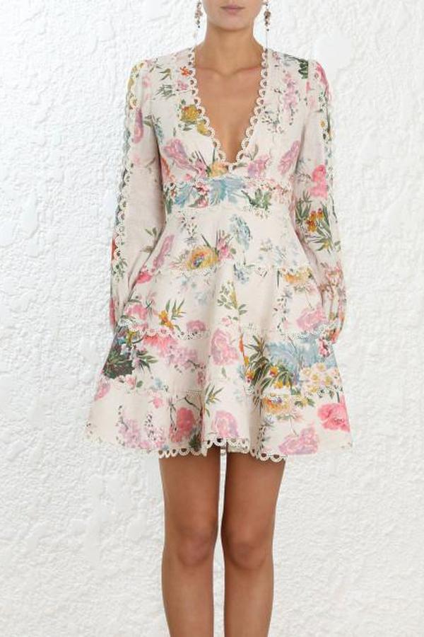 Heathers Flounce Short Dress