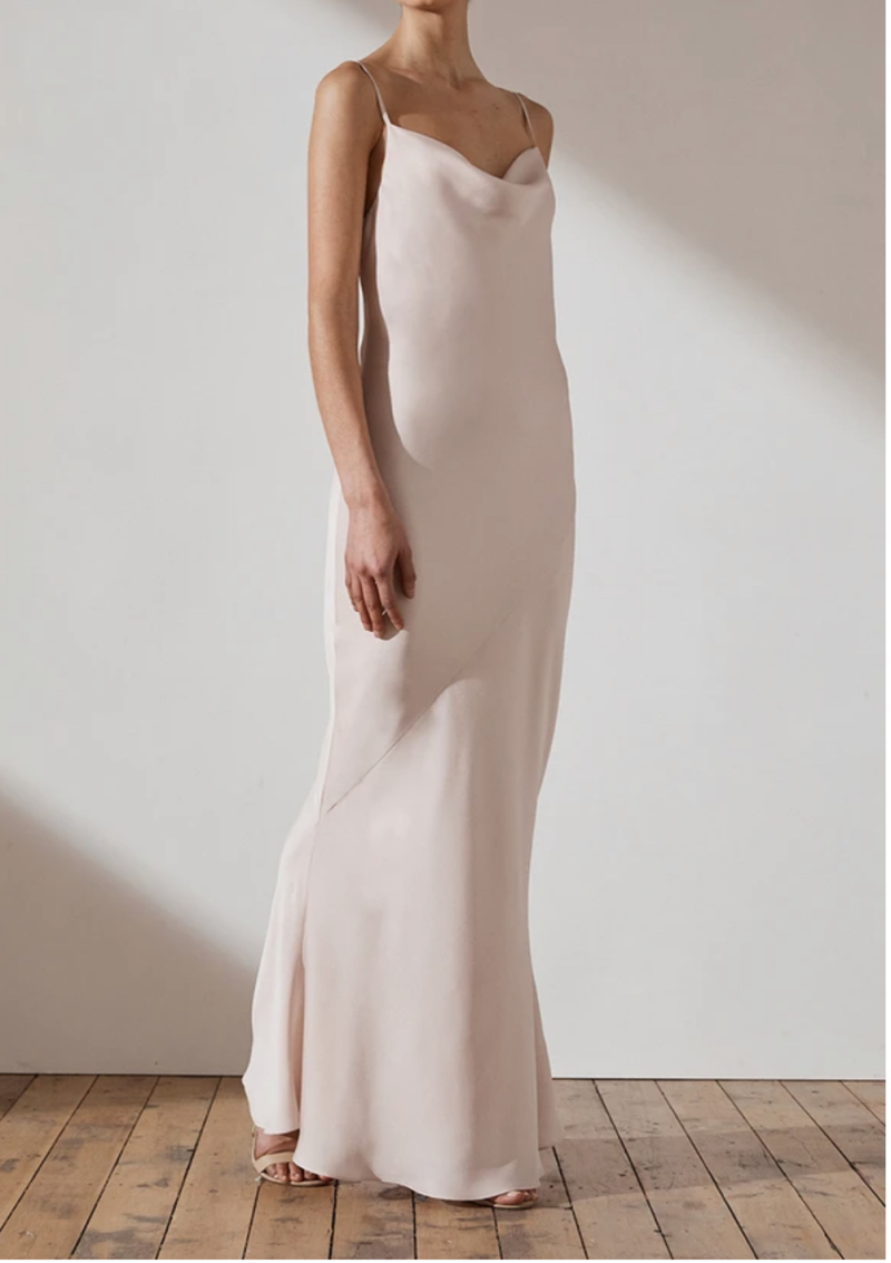 Shona joy top cowl slip dress